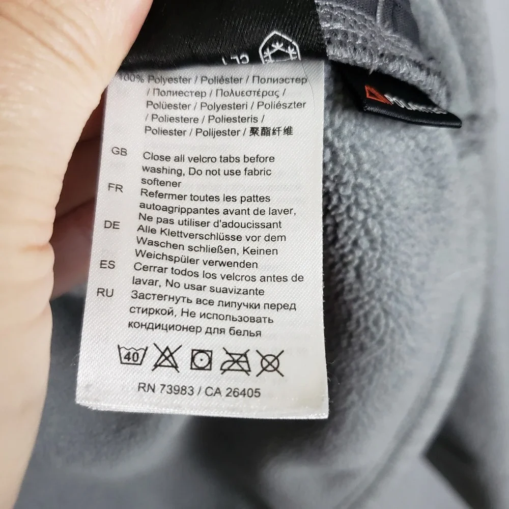Helly Hansen Size M Full Zip Fleece Workwear Jacket Light Gray‎ Gorpcore Outdoor